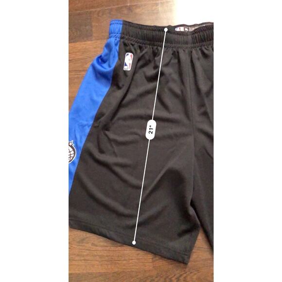 NIKE NBA Orlando Magic Black Blue Practice Shorts Men Size XL AJ5097-010 NWT - Picture 12 of 14